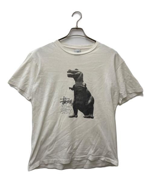 stussy（ステューシー）stussy (ステューシー) BIG and MEATY Tシャツ ホワイト サイズ:MEDIUMの古着・服飾アイテム
