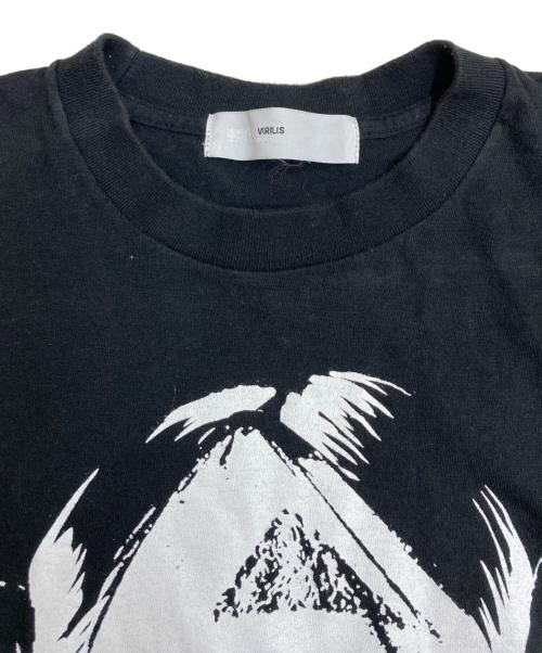 TOGA VIRILIS（トーガ ビリリース）TOGA VIRILIS (トーガ ビリリース) Tシャツ TV51-JK517 ホワイト×ブラック サイズ:46の古着・服飾アイテム