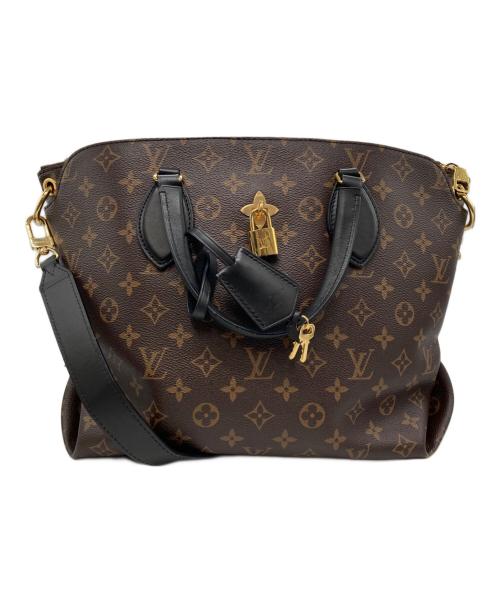 LOUIS VUITTON（ルイ ヴィトン）LOUIS VUITTON (ルイ ヴィトン) モノグラム フラワージップトートMM M44347 ブラウンの古着・服飾アイテム