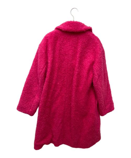 DOS DIOSAS（ドスディオサス）DOS DIOSAS (ドスディオサス) フェルトトレンチコート D8177 ショッキングピンク サイズ:38の古着・服飾アイテム