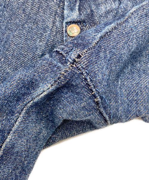 YAMANE（ヤマネ）YAMANE (ヤマネ) デニムハーフパンツ インディゴ サイズ:SIZE 83.5cm (W33)の古着・服飾アイテム