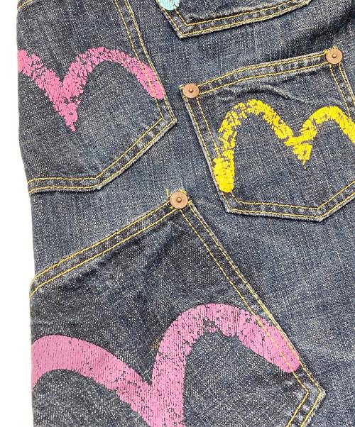 EVISU（エヴィス）EVISU (エヴィス) メニーポケットデニムパンツ インディゴ サイズ:W32×L35の古着・服飾アイテム