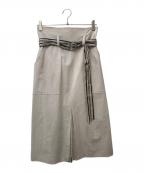 lorena antoniazziロレーナ アントニアッツィ）の古着「ウールスカート」｜アイボリー