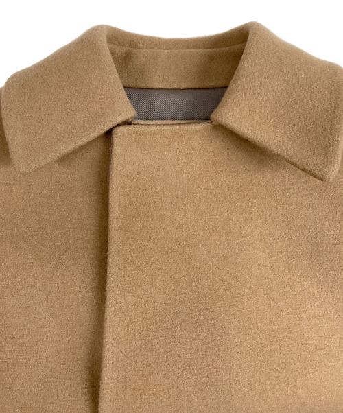 DRAWER（ドゥロワー）DRAWER (ドゥロワー) ウールメルトンドルマンコート 6525-234-0470 キャメル サイズ:36の古着・服飾アイテム
