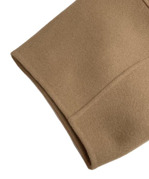 DRAWER（ドゥロワー）DRAWER (ドゥロワー) ウールメルトンドルマンコート 6525-234-0470 キャメル サイズ:36の古着・服飾アイテム