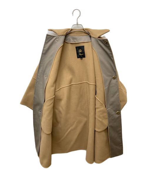 DRAWER（ドゥロワー）DRAWER (ドゥロワー) ウールメルトンドルマンコート 6525-234-0470 キャメル サイズ:36の古着・服飾アイテム