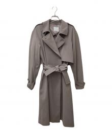 YONFA（ヨンファ）の古着「モードトレンチコート」｜グレー