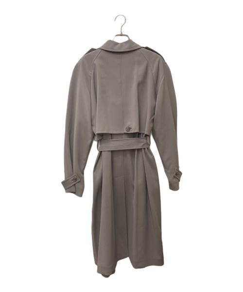 YONFA（ヨンファ）YONFA (ヨンファ) モードトレンチコート グレー サイズ:Mの古着・服飾アイテム