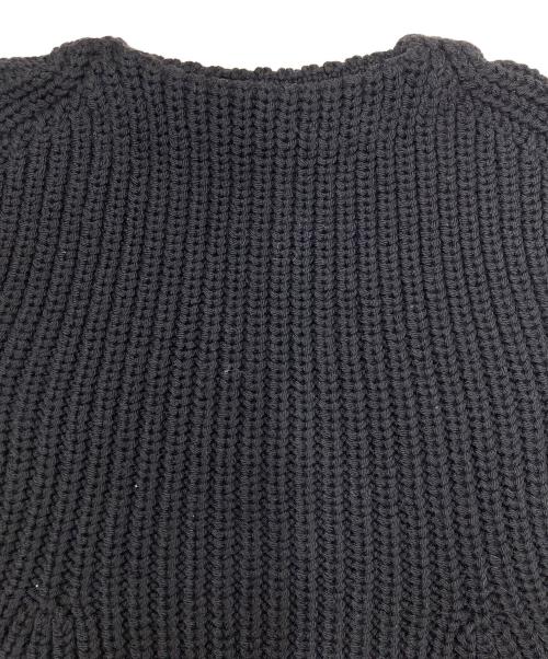 DRAWER（ドゥロワー）DRAWER (ドゥロワー) フリンジニットベスト 6518-106-0240 ブラック サイズ:1の古着・服飾アイテム