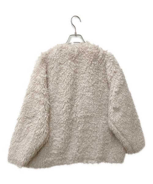 YORI（ヨリ）YORI (ヨリ) プードルカーディガン YR1925-101AT ベージュ サイズ:Fの古着・服飾アイテム