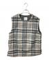YONFA（ヨンファ）の古着「チェックニットベスト」｜ブルー