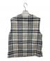 YONFA (ヨンファ) チェックニットベスト ブルー サイズ:FREE：4000円