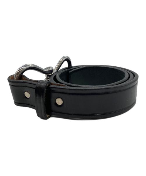 TORY LEATHER（トリーレザー）TORY LEATHER (トリーレザー) レザーフックベルト ブラック サイズ:30の古着・服飾アイテム
