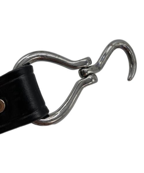 TORY LEATHER（トリーレザー）TORY LEATHER (トリーレザー) レザーフックベルト ブラック サイズ:30の古着・服飾アイテム