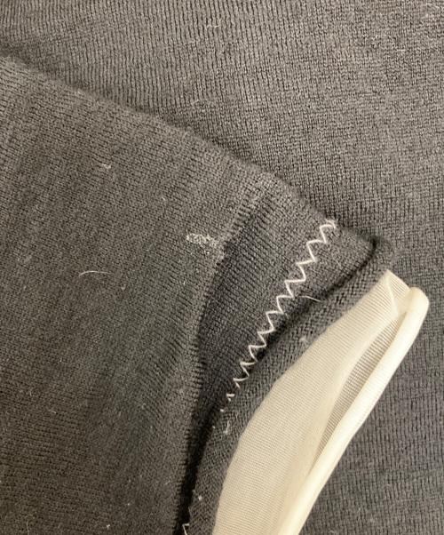 tricot COMME des GARCONS（トリココムデギャルソン）tricot COMME des GARCONS (トリココムデギャルソン) レイヤードデザインカーディガン ブラック サイズ:表記なしの古着・服飾アイテム