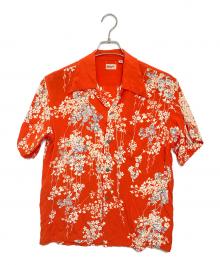 Sun Surf（サンサーフ）の古着「アロハシャツ」｜オレンジ