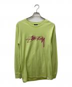 stussyステューシー）の古着「ロングスリーブカットソー」｜グリーン
