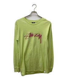 stussy（ステューシー）の古着「ロングスリーブカットソー」｜グリーン