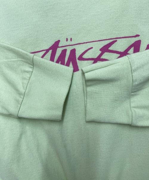 stussy（ステューシー）stussy (ステューシー) ロングスリーブカットソー グリーン サイズ:Sの古着・服飾アイテム