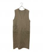 SLOBE IENAスローブ イエナ）の古着「ダブルフェイスジャンスカ　23040912404040」｜オリーブ