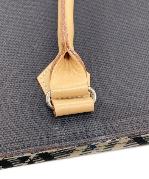 BURBERRY LONDON（バーバリーロンドン）BURBERRY LONDON (バーバリーロンドン) ホースロゴキャンバストートバッグ ブラックの古着・服飾アイテム