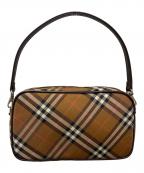 BURBERRY BLUE LABELバーバリーロンドンブルーレーベル）の古着「ミニハンドバッグ ZCE04-500」｜ブラウン