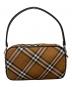 BURBERRY BLUE LABEL (バーバリーロンドンブルーレーベル) ミニハンドバッグ ZCE04-500 ブラウン：14000円