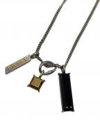 DIESELディーゼル）の古着「3連ネックレス」｜シルバー