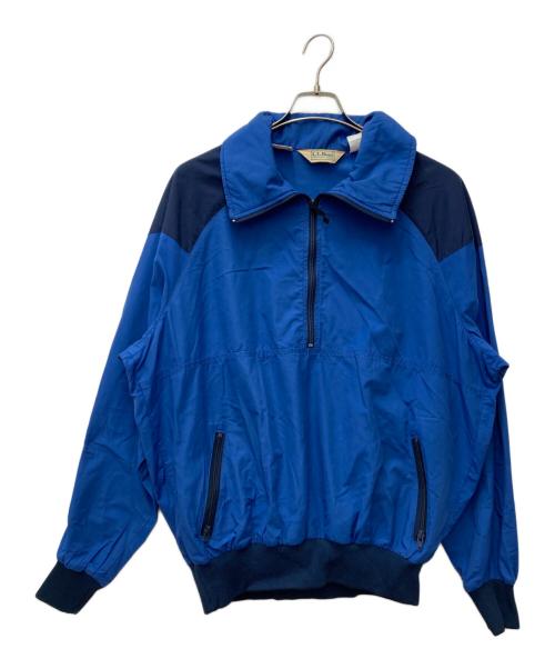 L.L.Bean（エルエルビーン）L.L.Bean (エルエルビーン) ハーフジップナイロンプルオーバー ブルー サイズ:XLの古着・服飾アイテム
