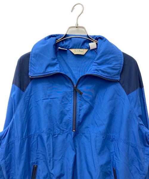 L.L.Bean（エルエルビーン）L.L.Bean (エルエルビーン) ハーフジップナイロンプルオーバー ブルー サイズ:XLの古着・服飾アイテム
