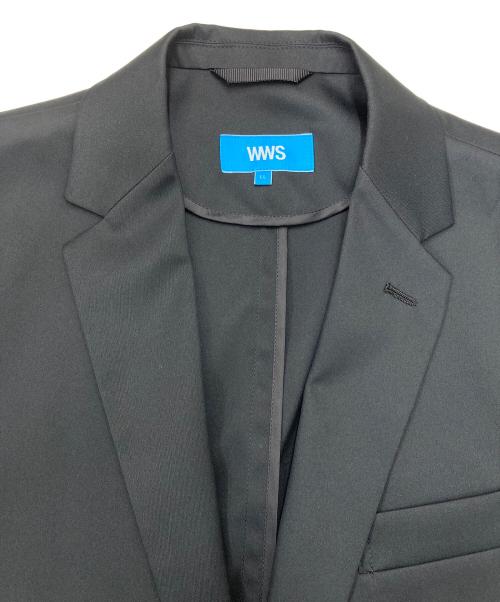 WWS（ダブリューダブリューエス）WWS (ダブリューダブリューエス) Bizテーラードジャケット 51-1127WB-M ブラック サイズ:LLの古着・服飾アイテム