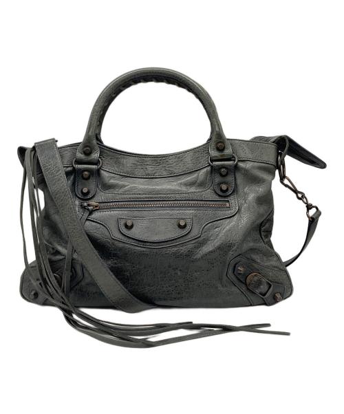 BALENCIAGA（バレンシアガ）BALENCIAGA (バレンシアガ) ザ ファースト 2WAYショルダーバッグ 240579 グレーの古着・服飾アイテム