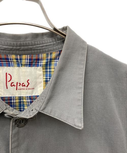 PAPAS（パパス）PAPAS (パパス) ジャケット　D0444FJM06 ブラウン サイズ:Mの古着・服飾アイテム