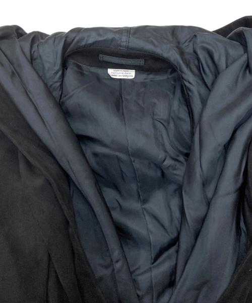 COMME des GARCONS HOMME PLUS（コムデギャルソンオムプリュス）COMME des GARCONS HOMME PLUS (コムデギャルソンオムプリュス) プルオーバーコート PJ-J002 ブラック サイズ:XSの古着・服飾アイテム
