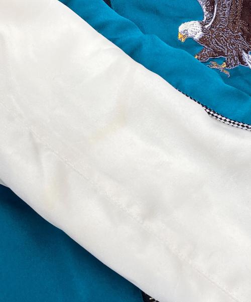 BACK BONE（バックボーン）BACK BONE (バックボーン) リバーシブルスカジャン BB09SS-B03 ブルー×ブラック サイズ:Sの古着・服飾アイテム