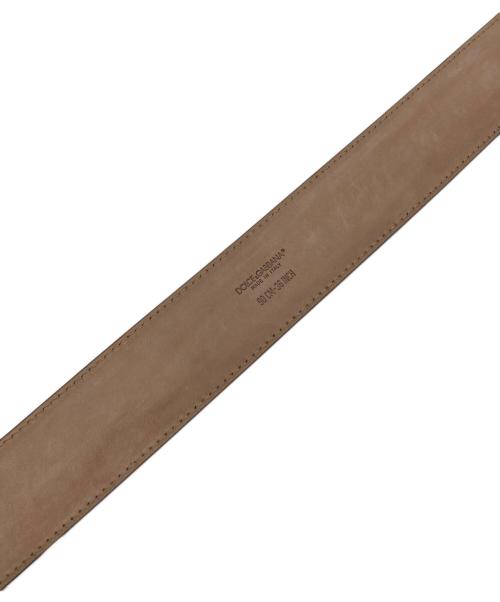 DOLCE & GABBANA（ドルチェ＆ガッバーナ）DOLCE & GABBANA (ドルチェ＆ガッバーナ) DGロゴバックルベルト ブラウン サイズ:90の古着・服飾アイテム