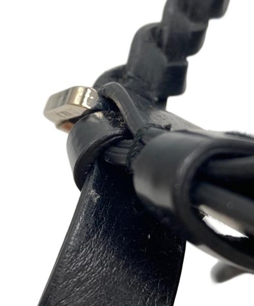 Christian Dior（クリスチャン ディオール）Christian Dior (クリスチャン ディオール) ジャガードワンショルダーバッグ ブラックの古着・服飾アイテム