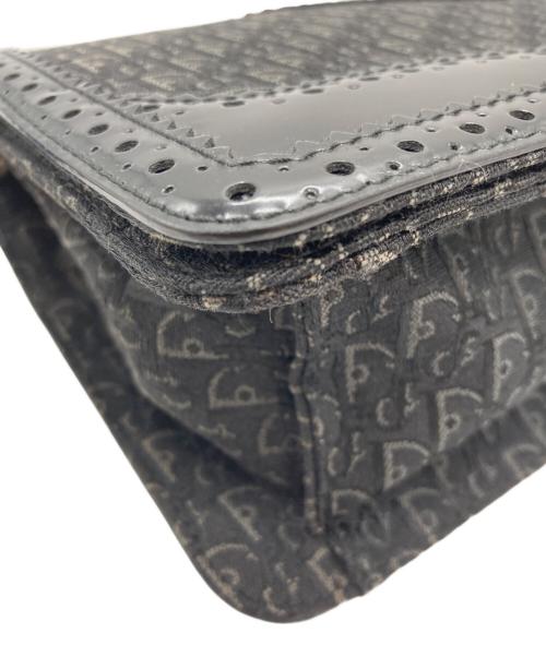 Christian Dior（クリスチャン ディオール）Christian Dior (クリスチャン ディオール) ジャガードワンショルダーバッグ ブラックの古着・服飾アイテム