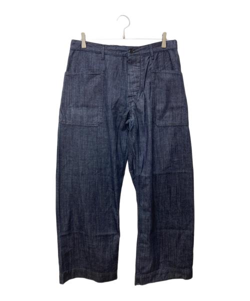HOUSTON（ヒューストン）HOUSTON (ヒューストン) USN DENIM SAILOR PANTS　10079 インディゴ サイズ:XLの古着・服飾アイテム