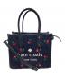 Kate Spade（ケイトスペード）の古着「エラ スモールトート　K6080」｜ネイビー