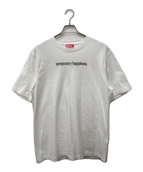 DIESEL（ディーゼル）DIESEL (ディーゼル) Regular Graphic T-Shirt ホワイト サイズ:Lの古着・服飾アイテム