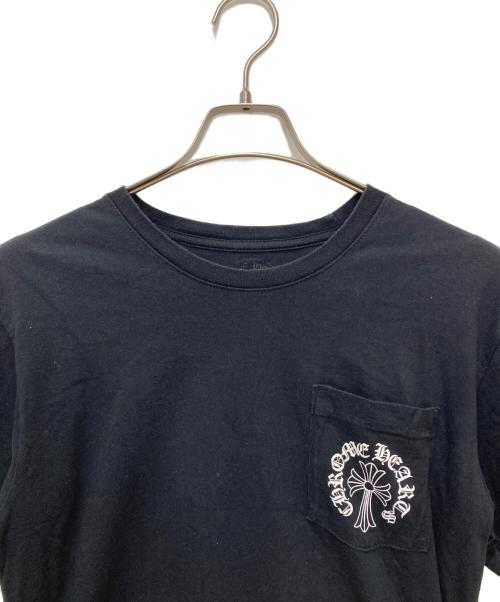 CHROME HEARTS（クロムハーツ）CHROME HEARTS (クロムハーツ) バックプリントポケットTシャツ ブラック サイズ:Mの古着・服飾アイテム