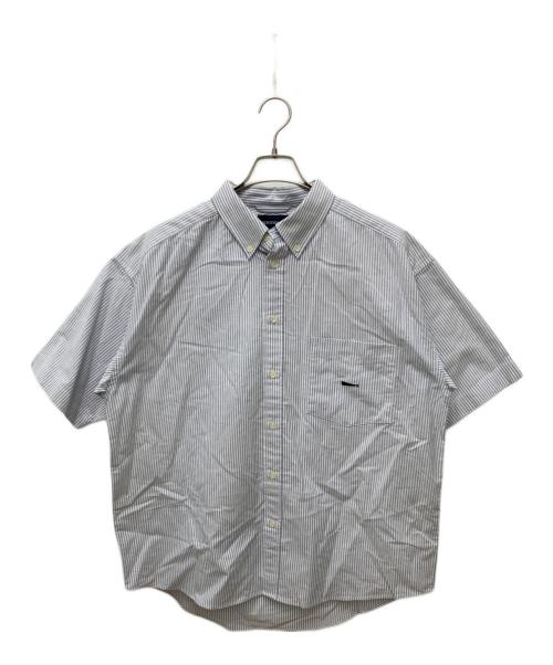 DESCENDANT（ディセンダント）DESCENDANT (ディセンダント) KENNEDY’S OXFORD SS STRIPE SHIRT スカイブルー サイズ:2の古着・服飾アイテム