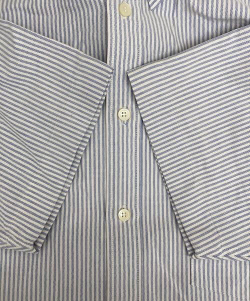 DESCENDANT（ディセンダント）DESCENDANT (ディセンダント) KENNEDY’S OXFORD SS STRIPE SHIRT スカイブルー サイズ:2の古着・服飾アイテム