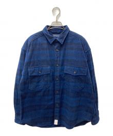 DESCENDANT（ディセンダント）の古着「CPOC PLAID LS SHIRT」｜ネイビー