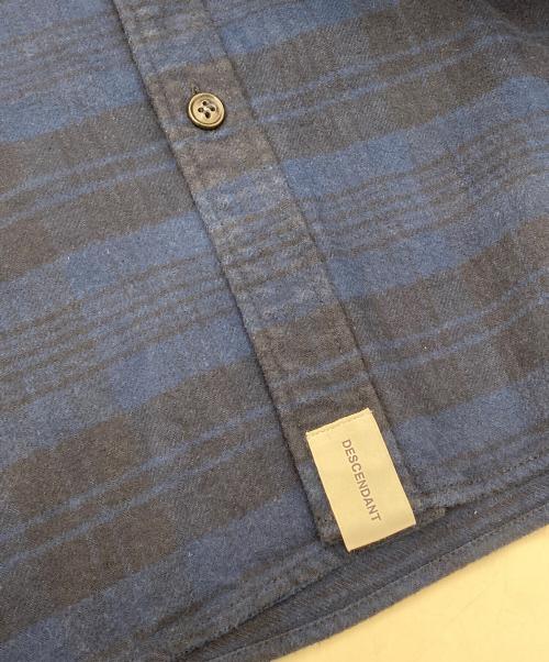 DESCENDANT（ディセンダント）DESCENDANT (ディセンダント) CPOC PLAID LS SHIRT ネイビー サイズ:2の古着・服飾アイテム