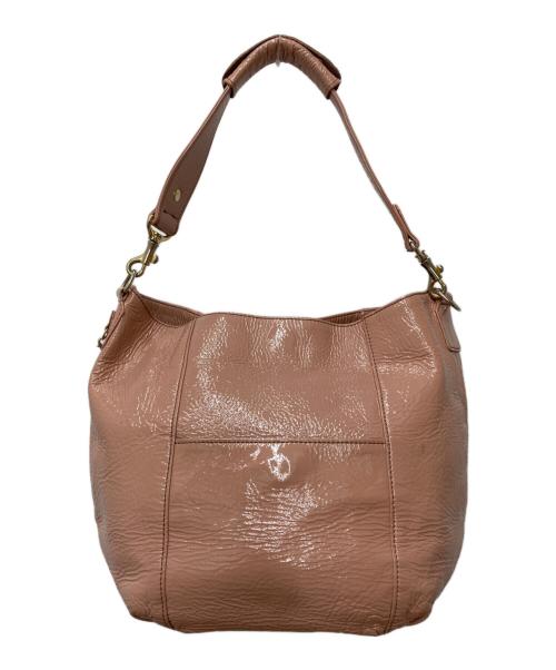 ATAO（アタオ）ATAO (アタオ) エナメルハンドバッグ ピンクの古着・服飾アイテム