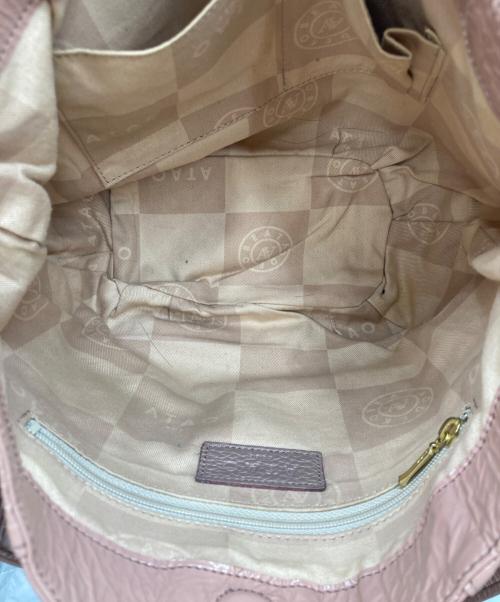 ATAO（アタオ）ATAO (アタオ) エナメルハンドバッグ ピンクの古着・服飾アイテム