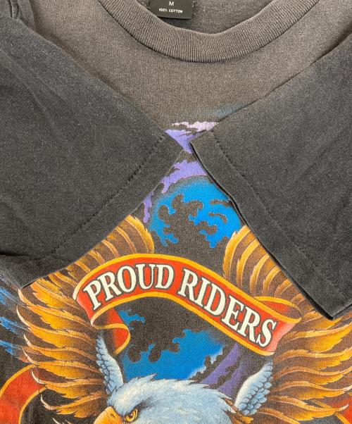 HARLEY-DAVIDSON（ハーレーダビッドソン）HARLEY-DAVIDSON (ハーレーダビッドソン) HOLOUBEK プリントTシャツ グレー サイズ:Mの古着・服飾アイテム