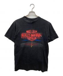 HARLEY-DAVIDSON（ハーレーダビッドソン）の古着「HOLOUBEK プリントTシャツ」｜ブラック